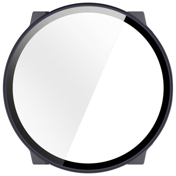 For Suunto Run Tempered Film Integrated PC Watch Protective Cover(Ink Blue)