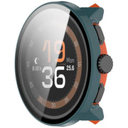 For Suunto Run Tempered Film Integrated PC Watch Protective Cover(Pine Green)