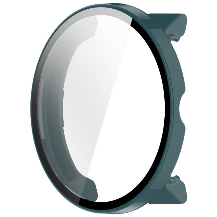 For Suunto Run Tempered Film Integrated PC Watch Protective Cover(Pine Green)