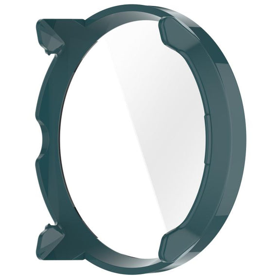 For Suunto Run Tempered Film Integrated PC Watch Protective Cover(Pine Green)