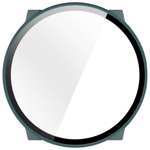 For Suunto Run Tempered Film Integrated PC Watch Protective Cover(Pine Green)