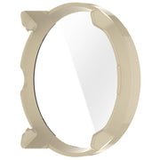 For Suunto Run Tempered Film Integrated PC Watch Protective Cover(Ivory White)