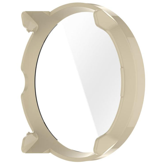 For Suunto Run Tempered Film Integrated PC Watch Protective Cover(Ivory White)