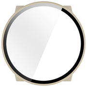 For Suunto Run Tempered Film Integrated PC Watch Protective Cover(Ivory White)