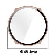 For Suunto Run Tempered Film Integrated PC Watch Protective Cover(Ink Blue)