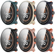 For Suunto Run Tempered Film Integrated PC Watch Protective Cover(Ink Blue)
