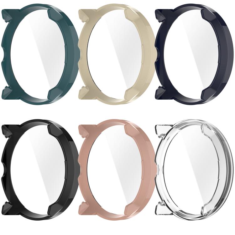 For Suunto Run Tempered Film Integrated PC Watch Protective Cover(Black)