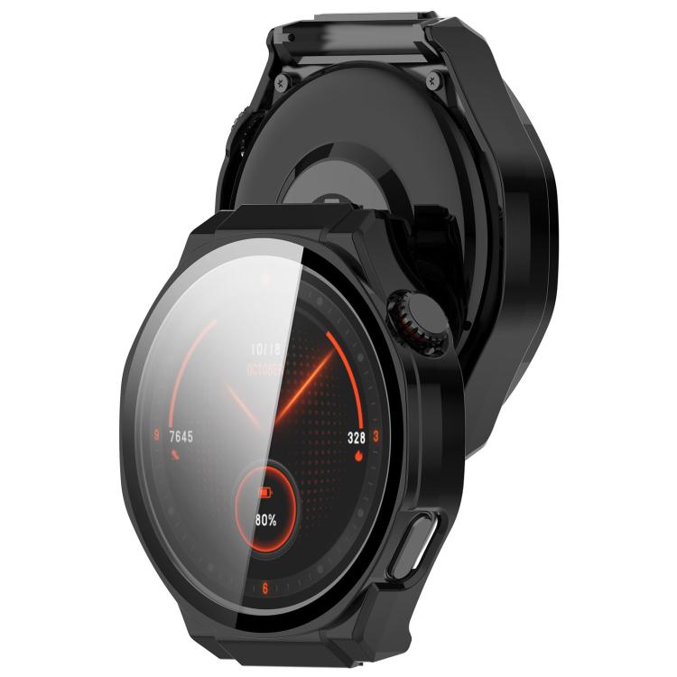For Honor Watch 5 Ultra Tempered Film Integrated PC Watch Protective Cover(Black)