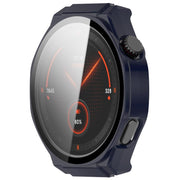 For Honor Watch 5 Ultra Tempered Film Integrated PC Watch Protective Cover(Ink Blue)