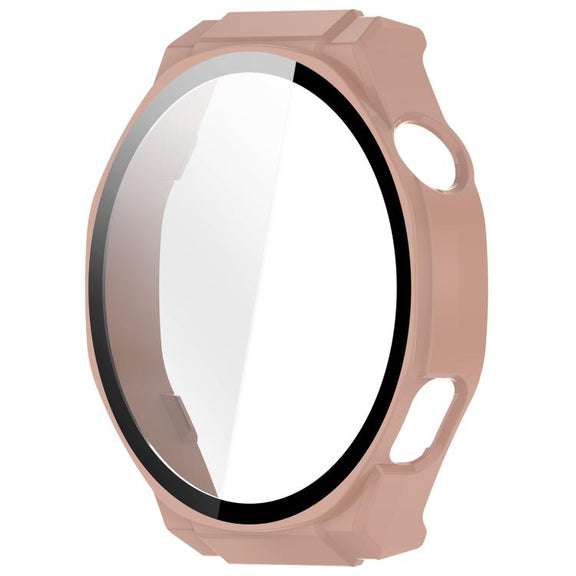 For Honor Watch 5 Ultra Tempered Film Integrated PC Watch Protective Cover(Pink)