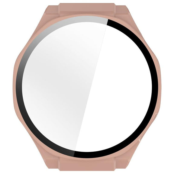 For Honor Watch 5 Ultra Tempered Film Integrated PC Watch Protective Cover(Pink)