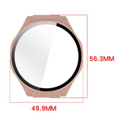 For Honor Watch 5 Ultra Tempered Film Integrated PC Watch Protective Cover(Pink)