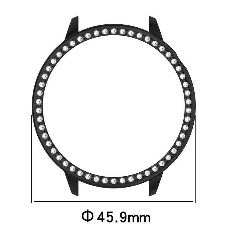 For OnePlus Watch 3 43mm Single Row Diamond Half Coverage Hollow PC Watch Protective Cover(Rose Gold) - free shipping - PMC TechLife - Order now!