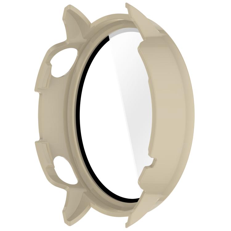 For OnePlus Watch 3 43mm Tempered Film Integrated PC Watch Protective Cover(Ivory White)