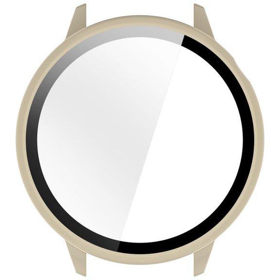 For OnePlus Watch 3 43mm Tempered Film Integrated PC Watch Protective Cover(Ivory White)