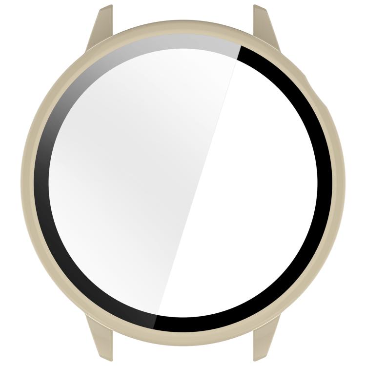For OnePlus Watch 3 43mm Tempered Film Integrated PC Watch Protective Cover(Ivory White)