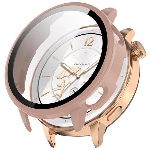 For OnePlus Watch 3 43mm Tempered Film Integrated PC Watch Protective Cover(Pink)