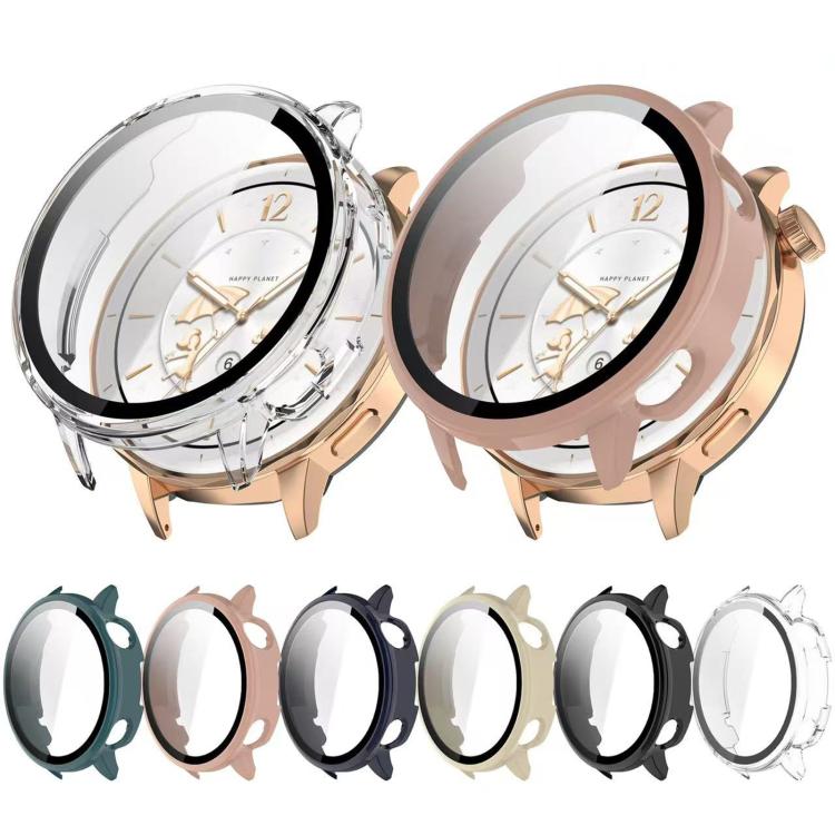 For OnePlus Watch 3 43mm Tempered Film Integrated PC Watch Protective Cover(Ivory White) - free shipping - PMC TechLife - Order now!