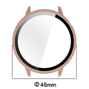 For OnePlus Watch 3 43mm Tempered Film Integrated PC Watch Protective Cover(Pink)