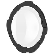 For Insta360 X5 Rotating Optical Tempered Glass Lens Guard Protective Cover(Black)