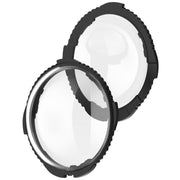 For Insta360 X5 Rotating Optical Tempered Glass Lens Guard Protective Cover(Black)