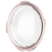 For Insta360 X4 Rotating Optical Tempered Glass Lens Guard Protective Cover(Pink)
