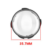 For Insta360 X4 Rotating Optical Tempered Glass Lens Guard Protective Cover(Pink)