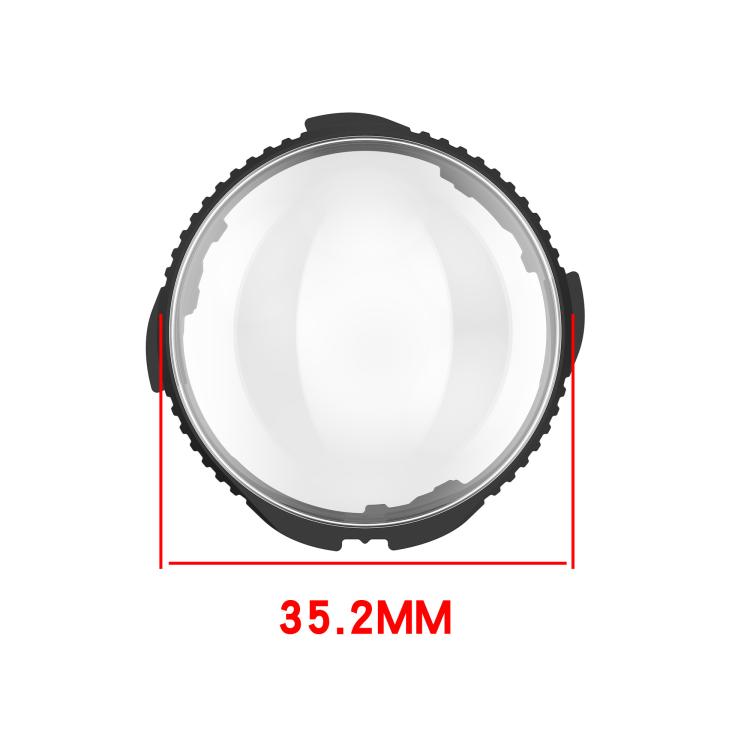 For Insta360 X5 Rotating Optical Tempered Glass Lens Guard Protective Cover(Pink)