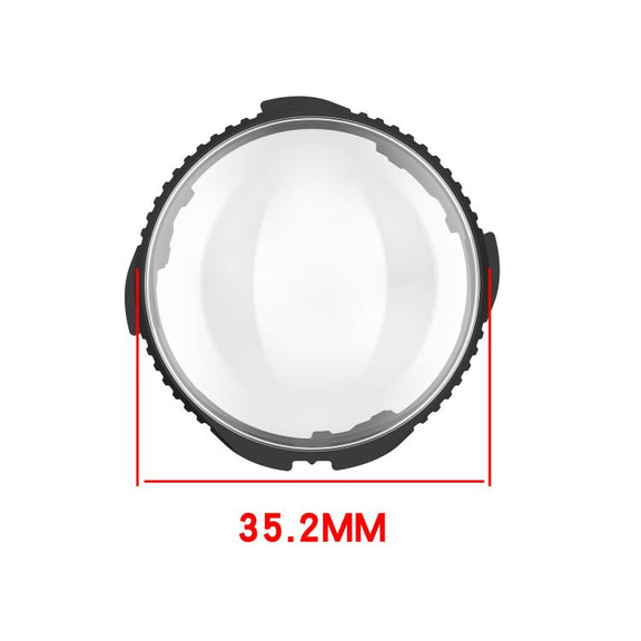 For Insta360 X4 Rotating Optical Tempered Glass Lens Guard Protective Cover(Pink)