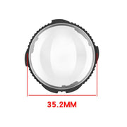 For Insta360 X4 Rotating Optical Tempered Glass Lens Guard Protective Cover(Silver)