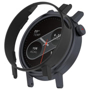For CMF Watch 3 Pro Half Coverage Hollowed PC Watch Protective Cover(Black)