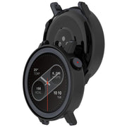 For CMF Watch 3 Pro Half Coverage Hollowed PC Watch Protective Cover(Black)