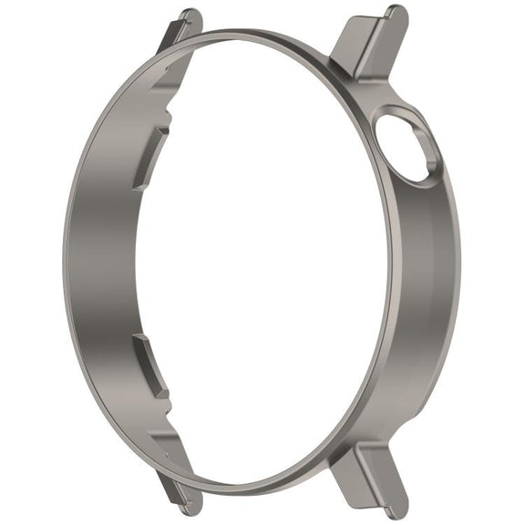 For CMF Watch 3 Pro Half Coverage Hollowed PC Watch Protective Cover(Titanium Steel Color)