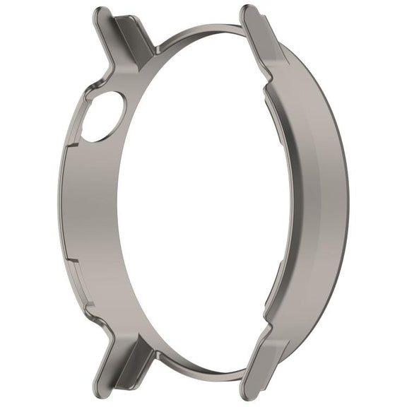 For CMF Watch 3 Pro Half Coverage Hollowed PC Watch Protective Cover(Titanium Steel Color)