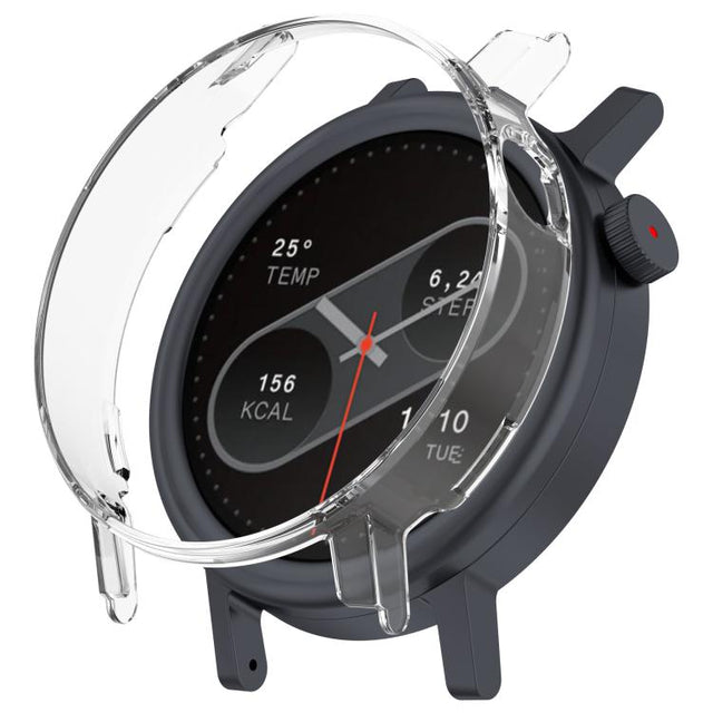 For CMF Watch 3 Pro Half Coverage Hollowed PC Watch Protective Cover(Transparent)
