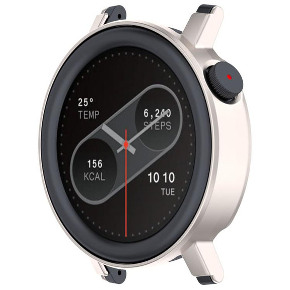 For CMF Watch 3 Pro Half Coverage Hollowed PC Watch Protective Cover(Starlight)