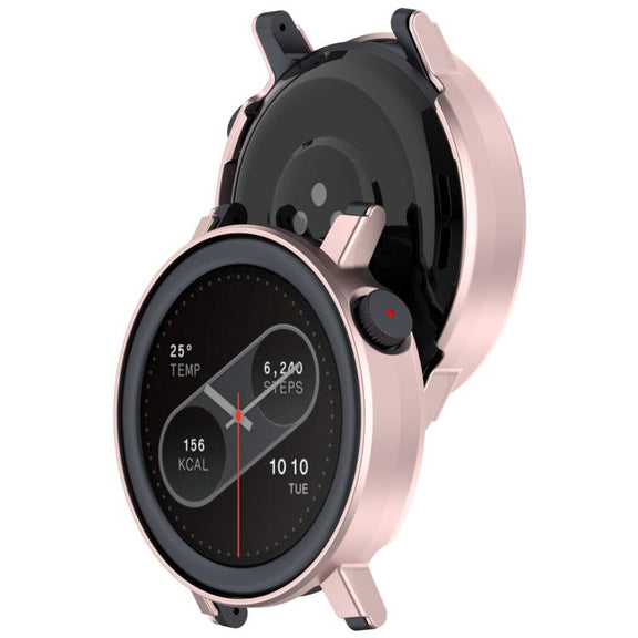 For CMF Watch 3 Pro Half Coverage Hollowed PC Watch Protective Cover(Pink)
