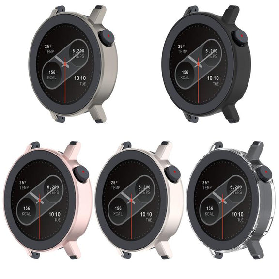 For CMF Watch 3 Pro Half Coverage Hollowed PC Watch Protective Cover(Black)