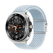 For Samsung Galaxy Watch8 / Watch8 Classic Parachute Buckle Braided Nylon Watch Band(Misty Blue)