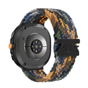 For Samsung Galaxy Watch8 / Watch8 Classic Parachute Buckle Braided Nylon Watch Band(Camouflage Colorful)