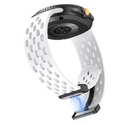 For Samsung Galaxy Watch8 / Watch8 Classic Mesh Magnetic Silicone Watch Band(White)