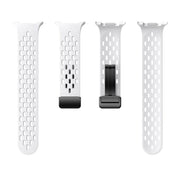 For Samsung Galaxy Watch8 / Watch8 Classic Mesh Magnetic Silicone Watch Band(White)