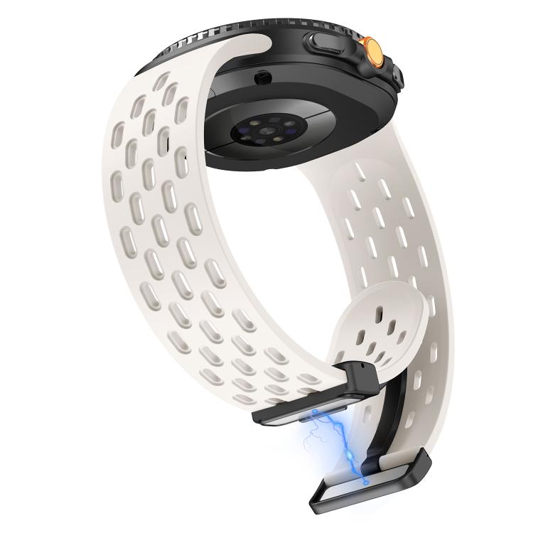 For Samsung Galaxy Watch8 / Watch8 Classic Mesh Magnetic Silicone Watch Band(Starlight)