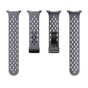 For Samsung Galaxy Watch8 / Watch8 Classic Mesh Magnetic Silicone Watch Band(Space Gray)