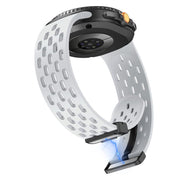 For Samsung Galaxy Watch8 / Watch8 Classic Mesh Magnetic Silicone Watch Band(Gray)