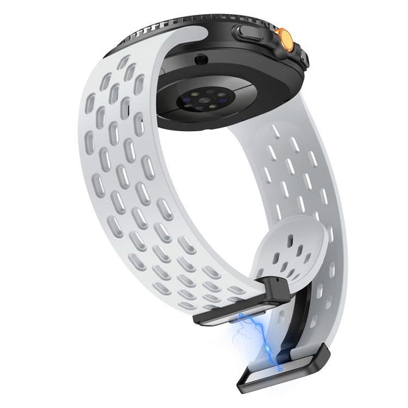 For Samsung Galaxy Watch8 / Watch8 Classic Mesh Magnetic Silicone Watch Band(Gray)