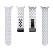 For Samsung Galaxy Watch8 / Watch8 Classic Mesh Magnetic Silicone Watch Band(Gray)