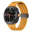 For Samsung Galaxy Watch8 / Watch8 Classic Mesh Magnetic Silicone Watch Band(Yellow) - free shipping - PMC TechLife - Order now!