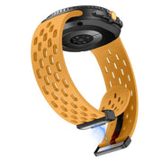 For Samsung Galaxy Watch8 / Watch8 Classic Mesh Magnetic Silicone Watch Band(Yellow)