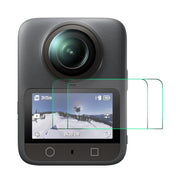 For DJI Osmo 360 2pcs ENKAY Hat-Prince 0.2mm 9H Tempered Glass Screen Protector Watch Film
